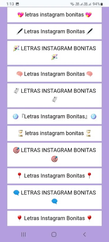 🌈~Letras Bonitas para Instagram – Copiar y Pegar Texto Estiloso~🌈 2 letras bonitas para Instagram